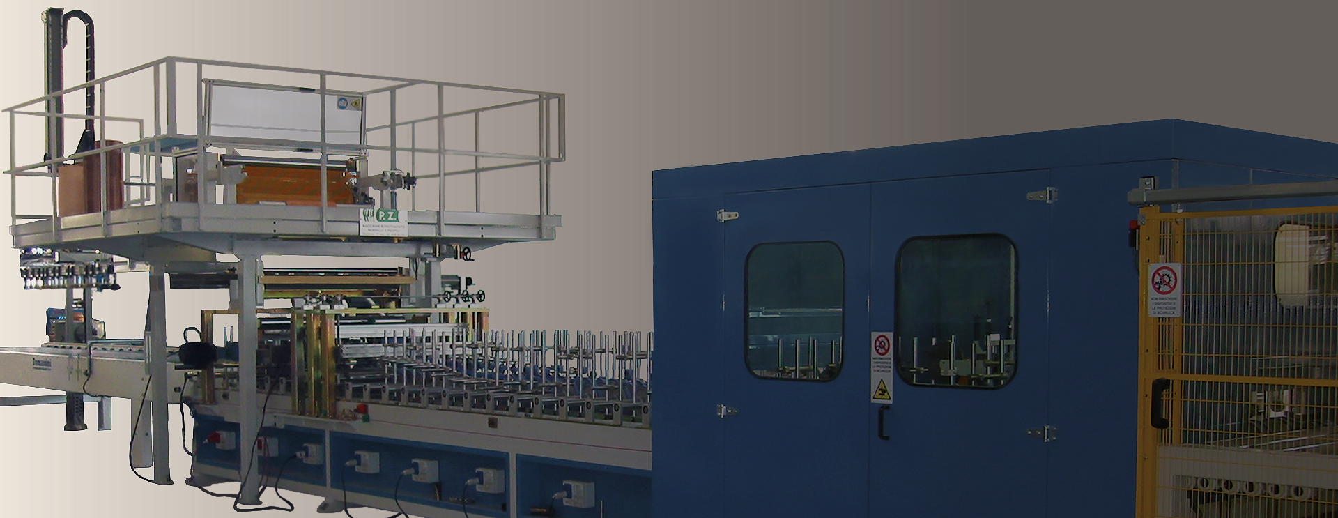 LINEE COMPLETE DI <br/>ACCOPPIAMENTO E <br/>MACCHINE PER IL LEGNO